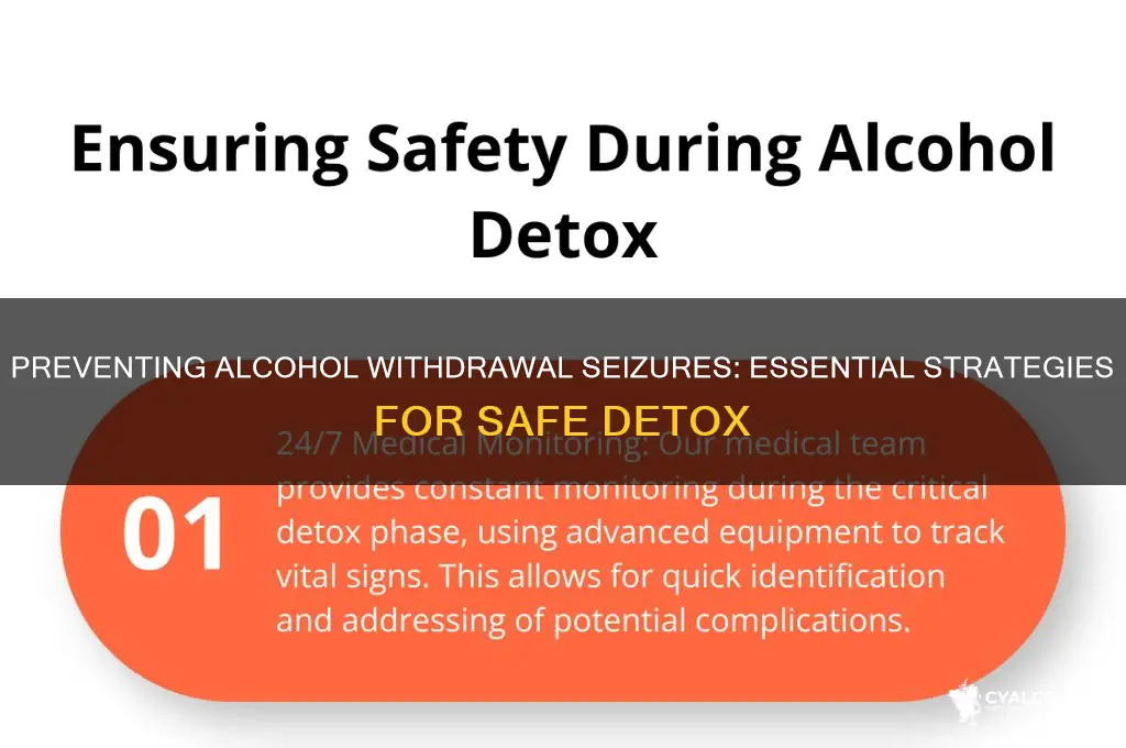 how to avoid alcohol withdrawal seizure