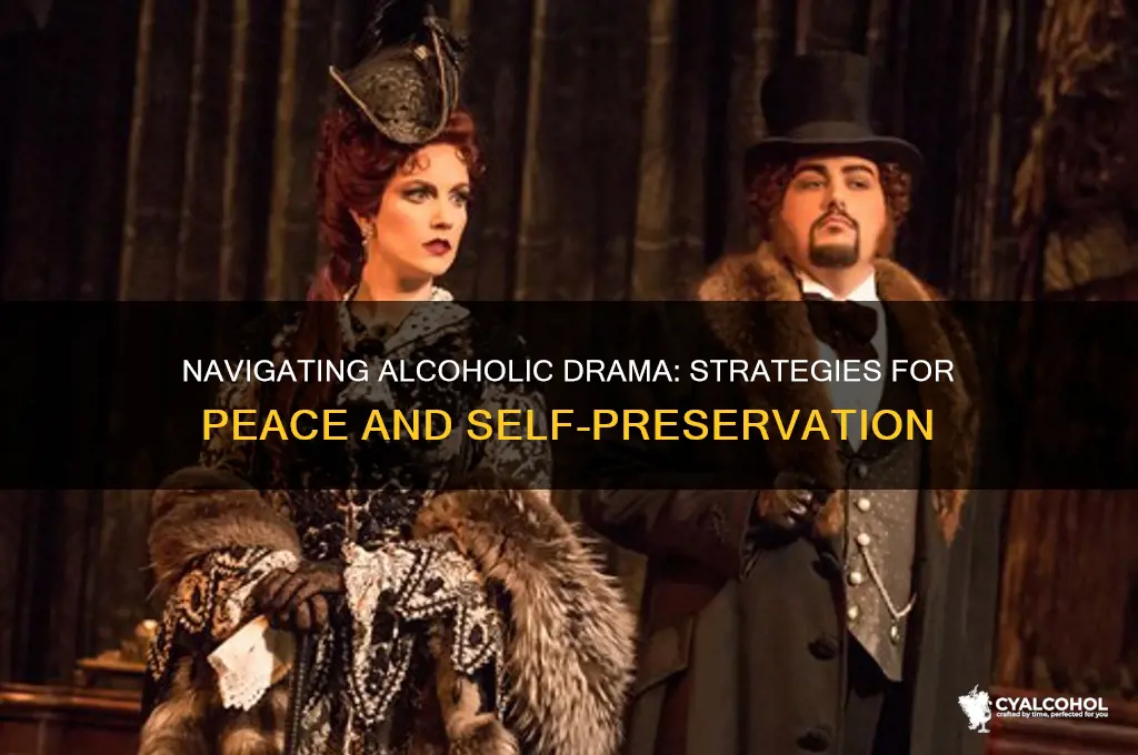 how to avoid an alcoholics drama