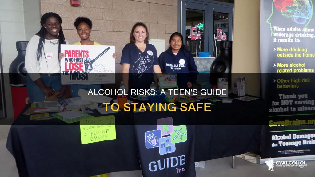 how to avoid risks of alcohol as a teen