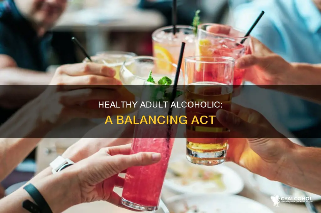 how to be a healthy person adult alcoholic