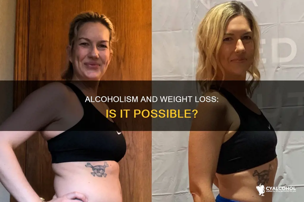 how to be an alcoholic and lose weight