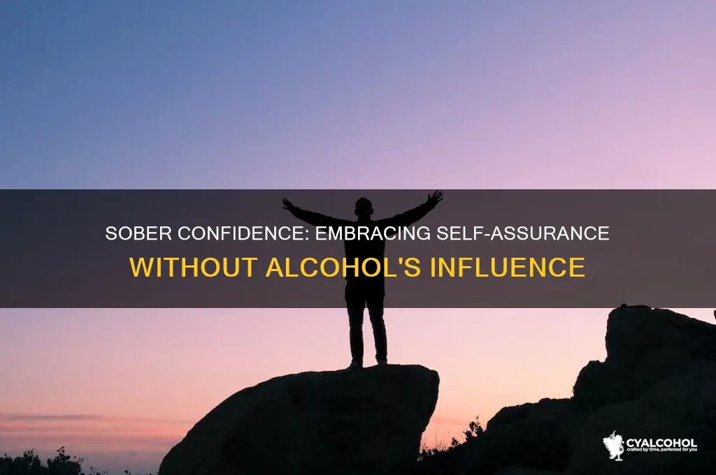 how to be confident without alcohol
