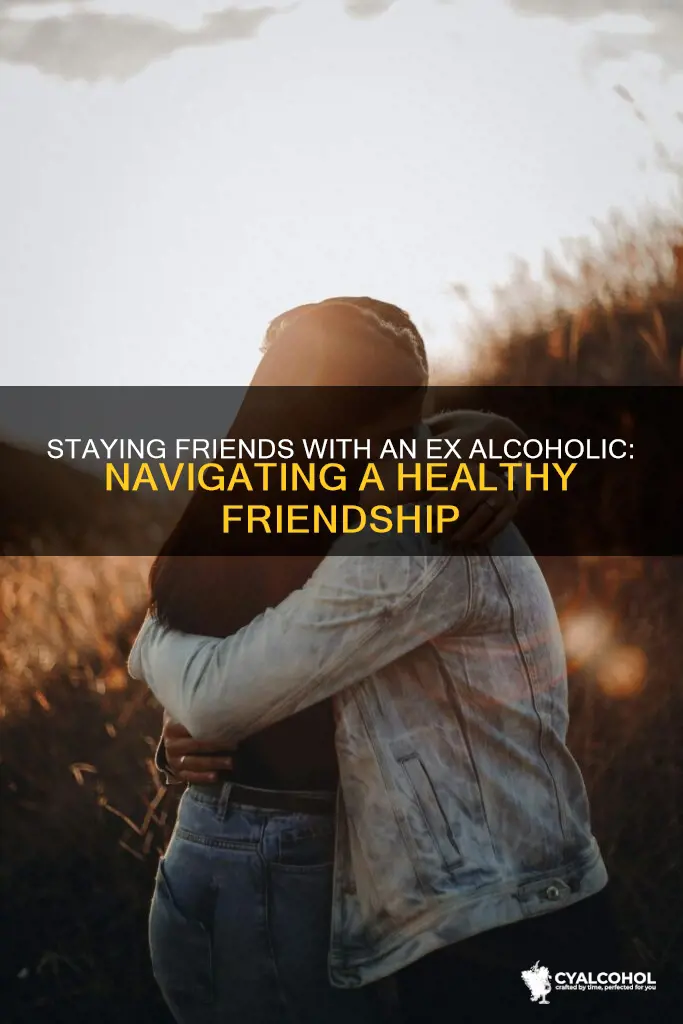how to be just friends with your ex alcoholic