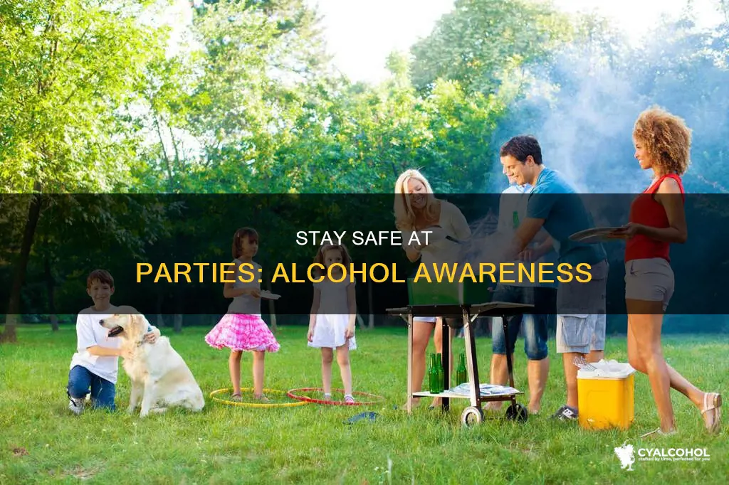 how to be safe at a party with alcohol