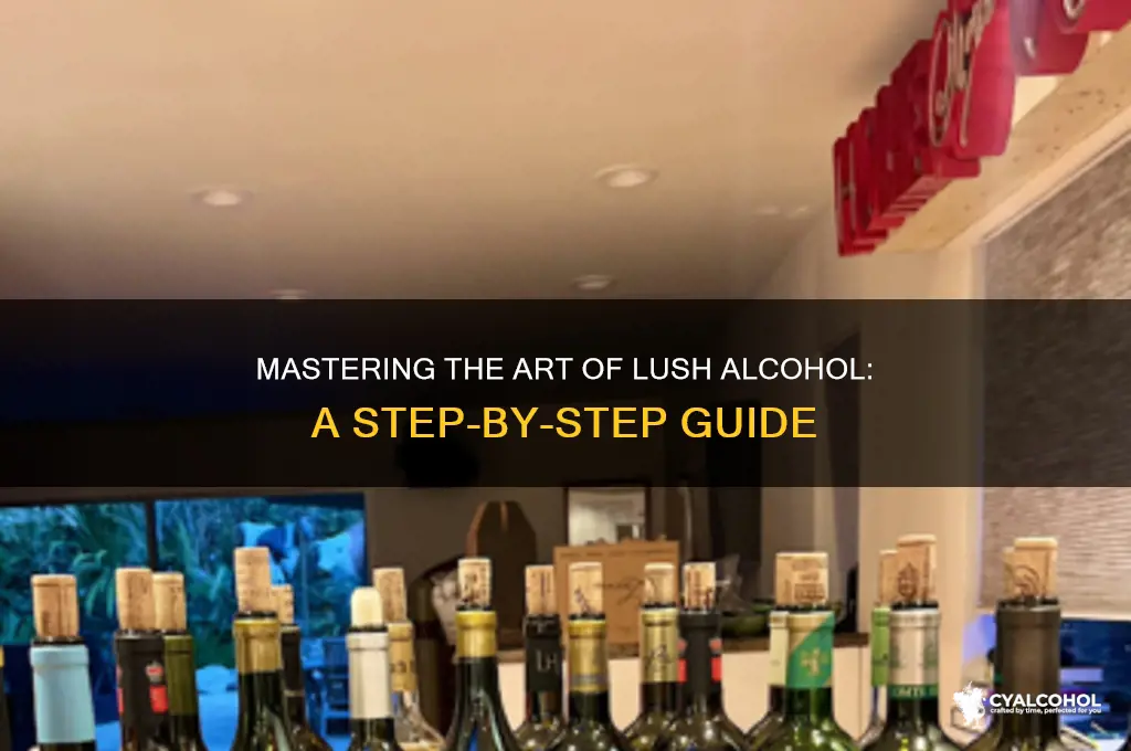 how to become a lush alcohol
