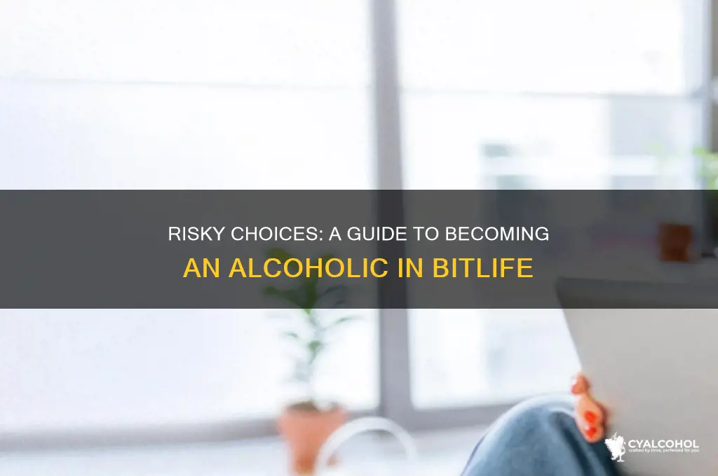 how to become alcoholic in bitlife