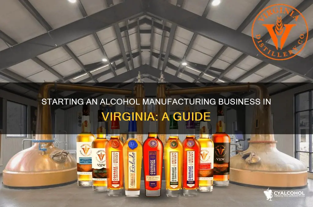 how to become an alcohol manufacturer in virginia