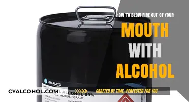 Blow Fire: The Alcohol Method