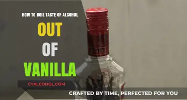 Removing Alcohol from Vanilla: Boiling Point Tips