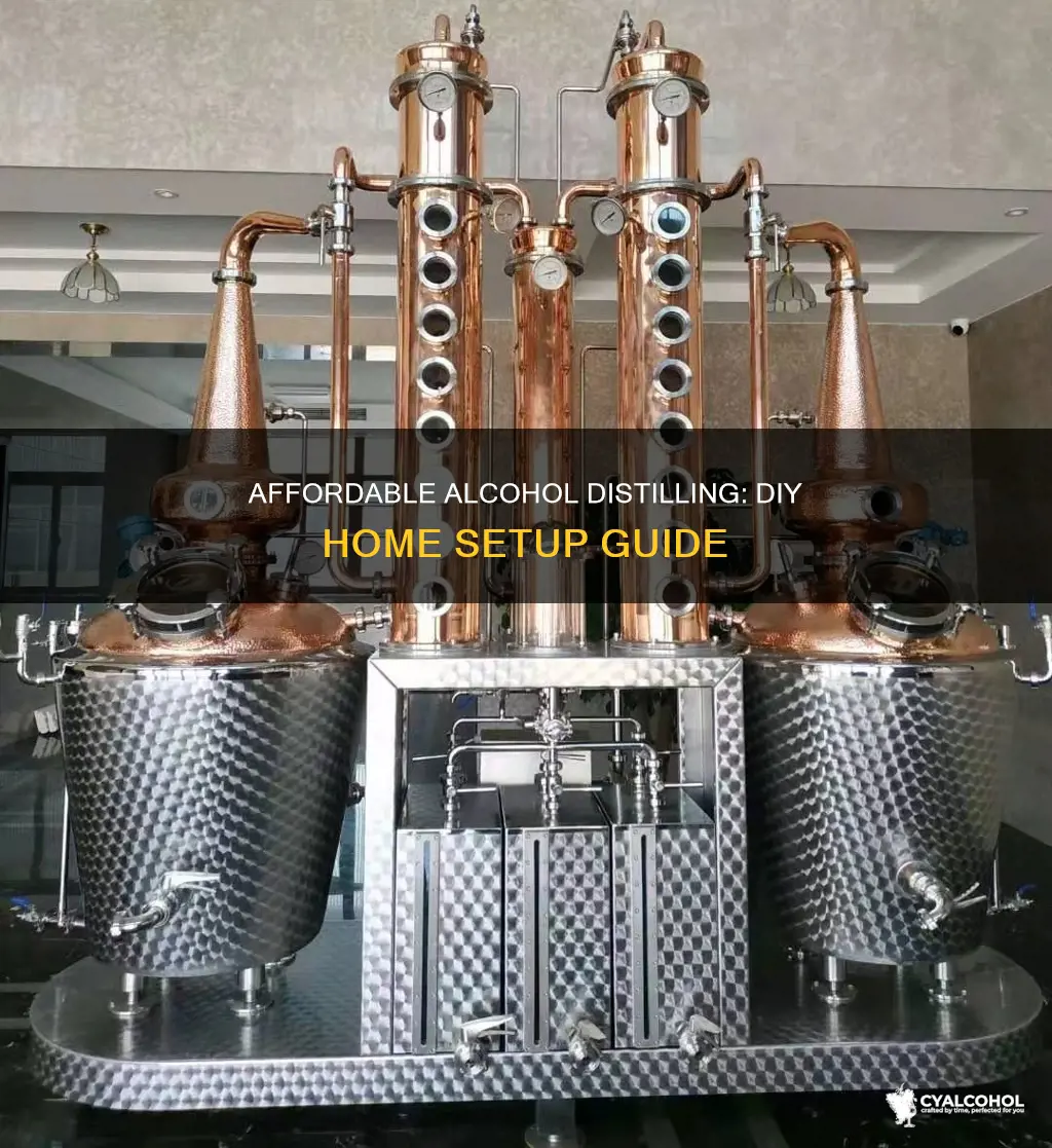 how to build an inexpensive cheap distillery for alcohol