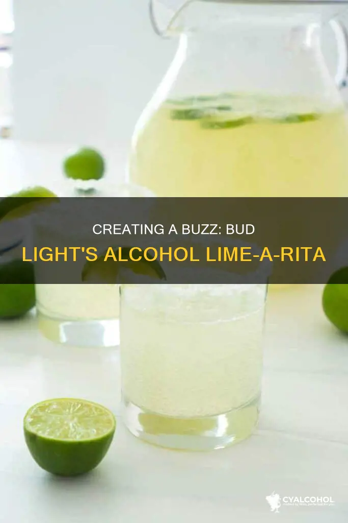 how to build buzz for bud more alcohol lime-a-rita