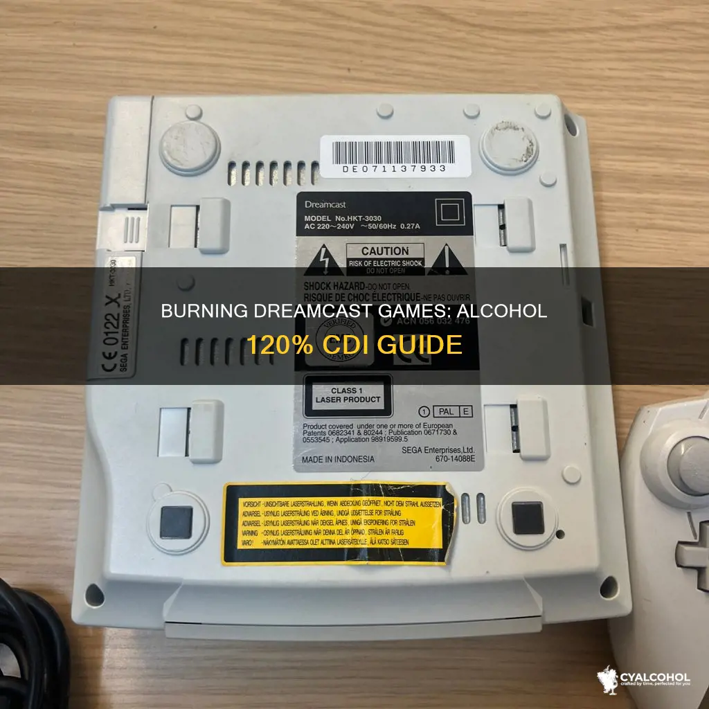 how to burn dreamcast games cdi with alcohol 120