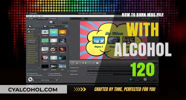 Burning MDS Files: Alcohol 120's Easy Steps