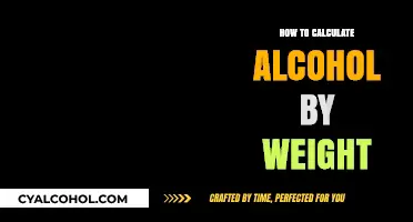 Mastering Alcohol Calculations: How to Determine Alcohol by Weight