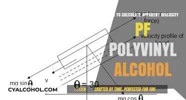 Apparent Viscosity of Polyvinyl Alcohol: A Calculation Guide