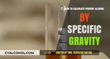 Measuring Alcohol Content: Specific Gravity's Role