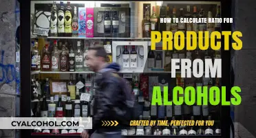 Calculating Ratios for Alcohol Product Derivatives