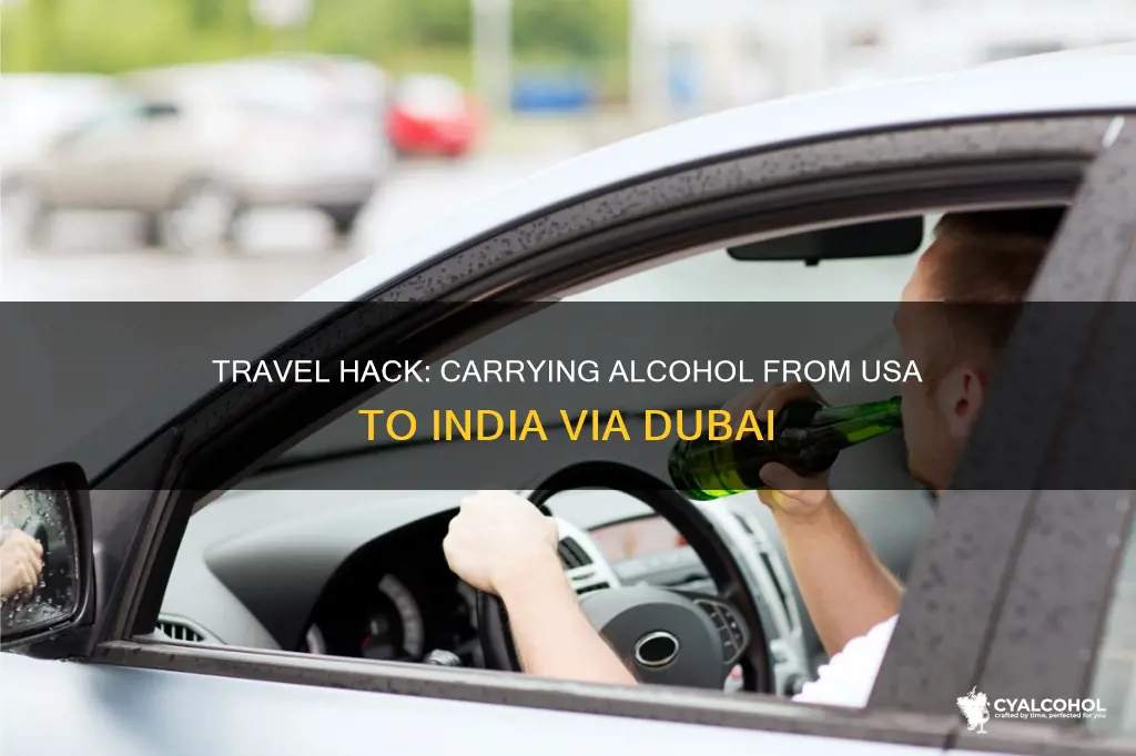 how to carry alcohol frommusa to india via dubai