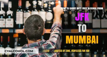 Duty-Free Alcohol: JFK to Mumbai, What's Allowed?