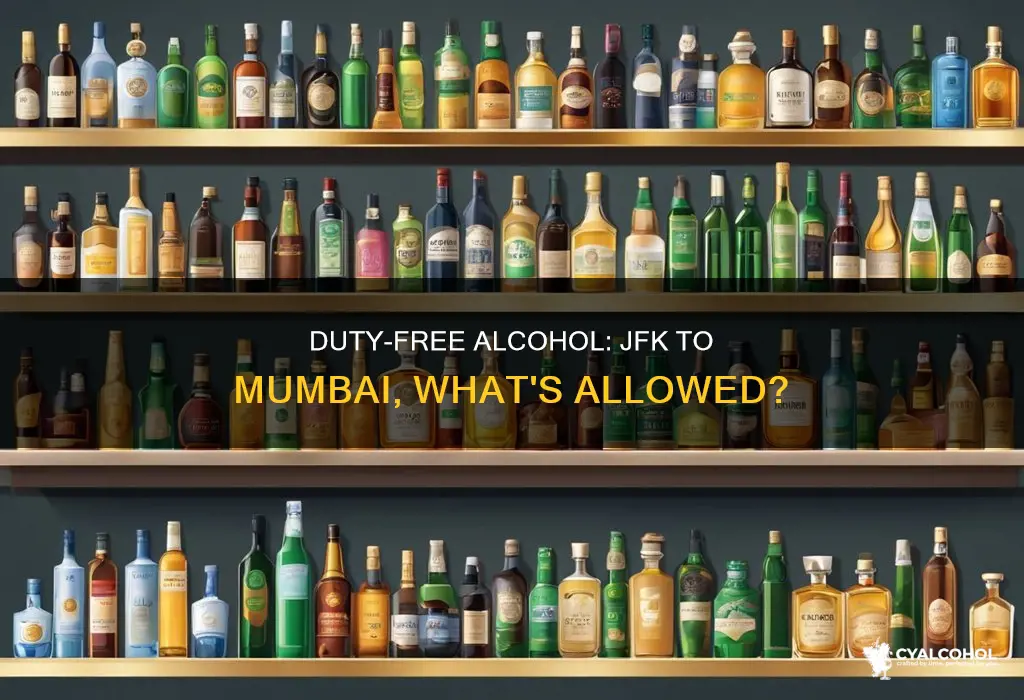 how to carry duty free alcohol from jfk to mumbai