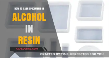 Casting Specimens: Alcohol, Resin, and You