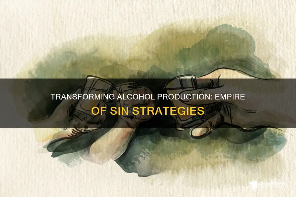how to change alcohol production empire of sin