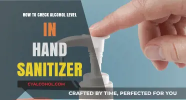 Testing Hand Sanitizer: Alcohol Level Check