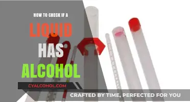 Detect Alcohol in Liquids: Quick and Easy Methods