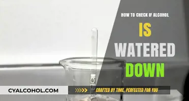 Detecting Watered-Down Alcohol: Quick and Easy Tests