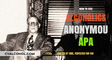 Citing Alcoholics Anonymous in APA Style: A Comprehensive Guide