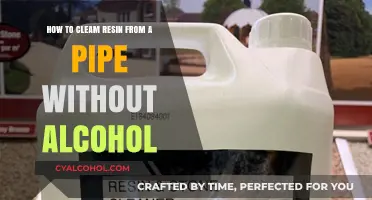 Effective Resin Removal from Pipes Without Alcohol