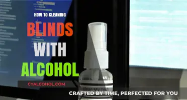 Effective Blinds Cleaning: Using Alcohol for Spotless Window Treatments