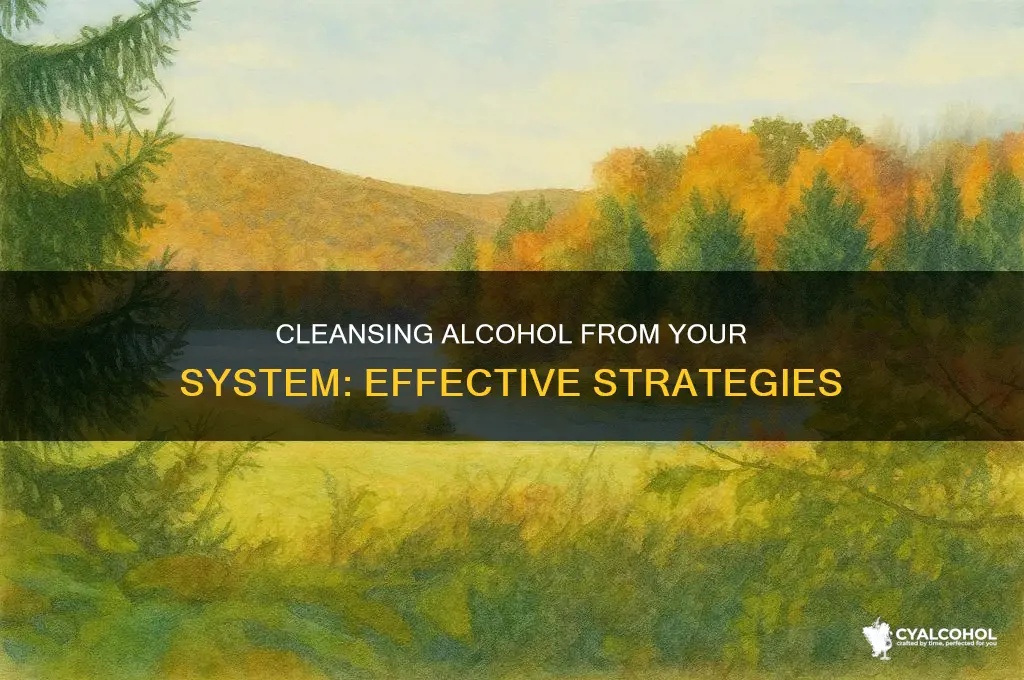 how to cleanse alcohol out of your system