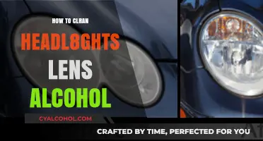 Effective Headlight Lens Cleaning with Alcohol: A Simple DIY Guide