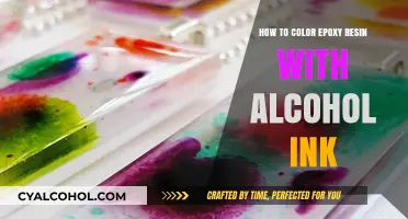 Epoxy Resin Art: Alcohol Ink Coloring Guide