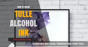 Creative Tulle Dyeing: Mastering Alcohol Ink Coloring Techniques