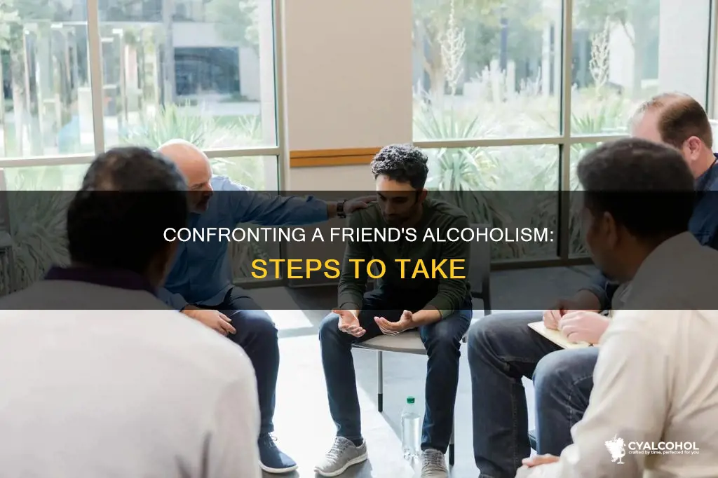 how to confront your friend about being an alcoholic