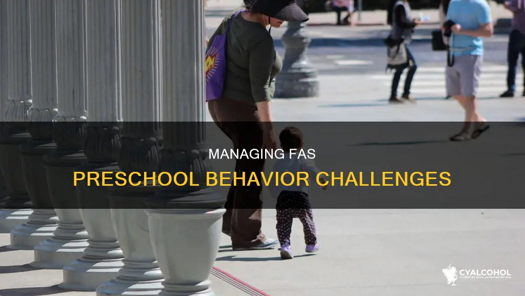 how to control behaviour preschooler with fetal alcohol syndrome