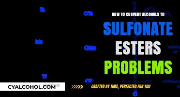 Converting Alcohols to Sulfonate Esters: Problem-Solving Guide