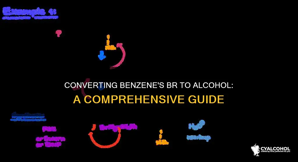 how to convert br on benzene to an alcohol