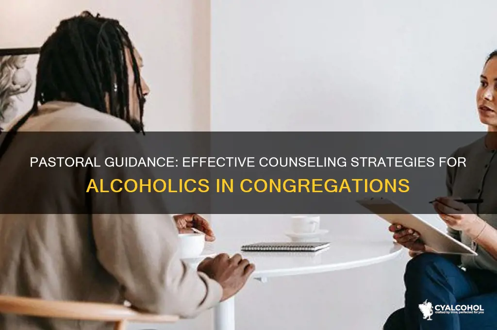 how to counsel alcoholics for pastors