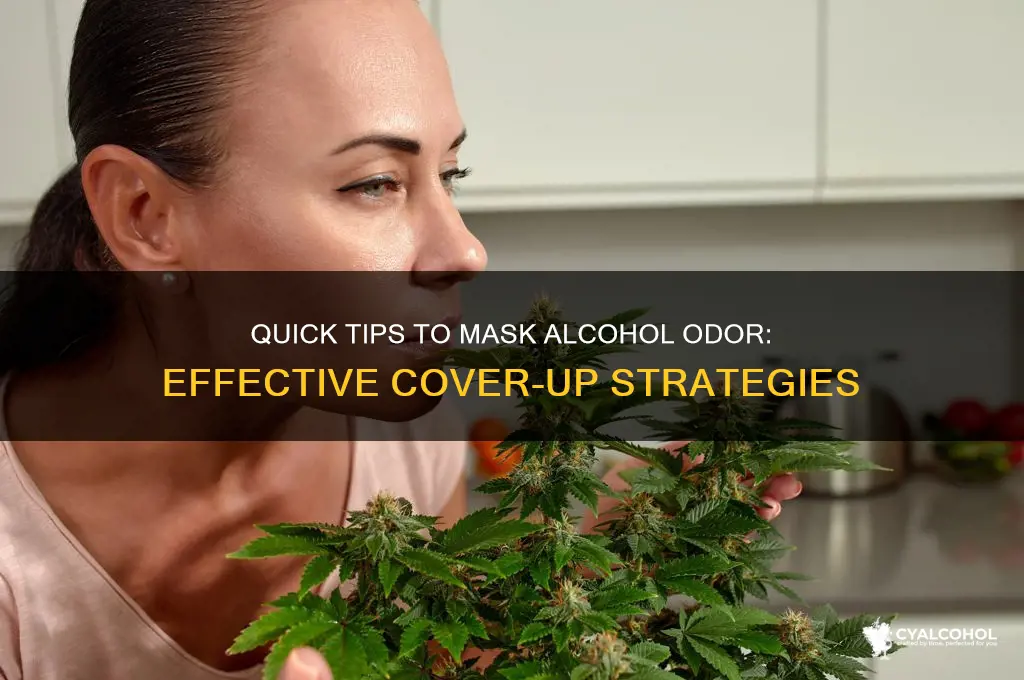 how to cover up the smell of alcohol