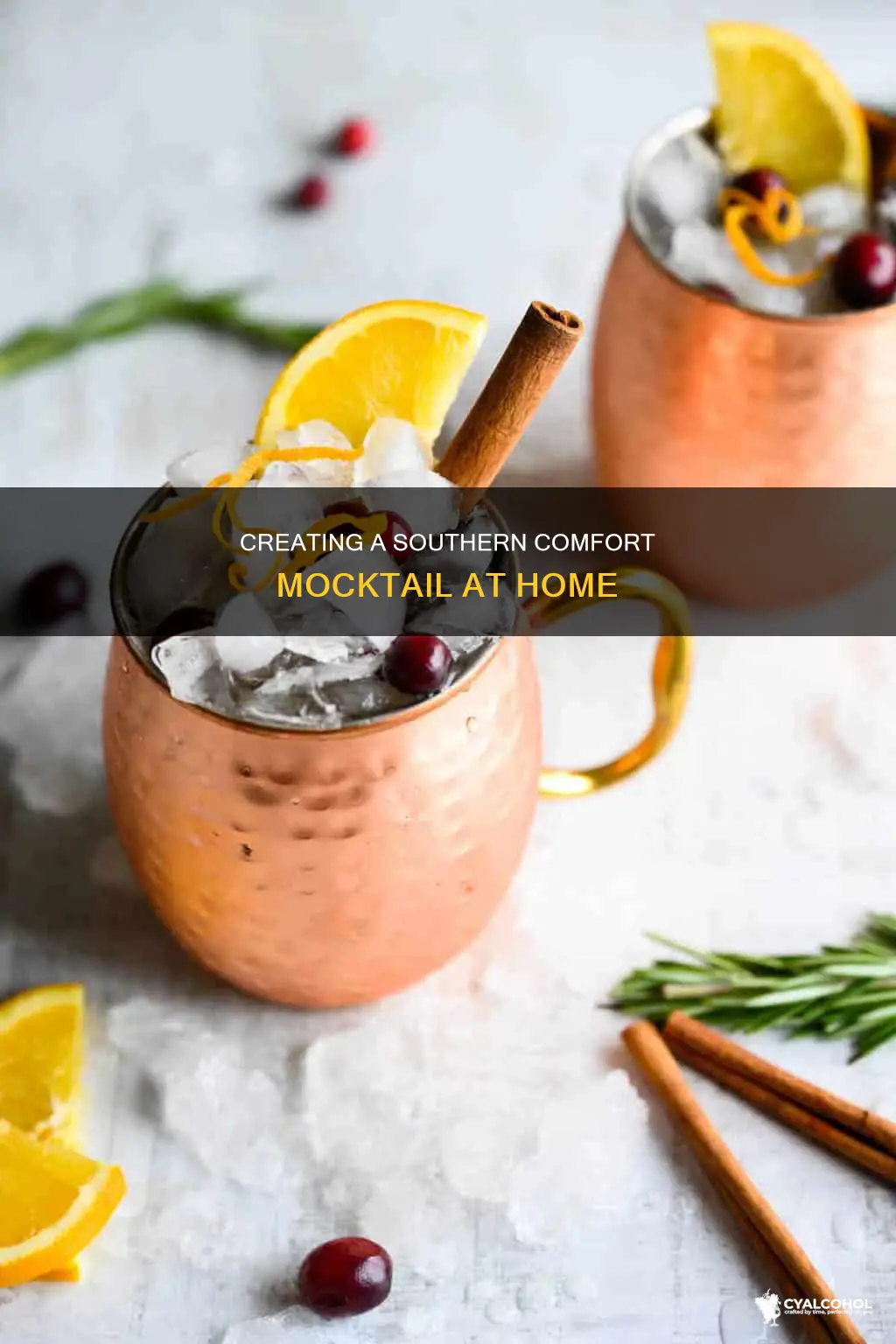how to create a non alcoholic mocktail of southern comfort