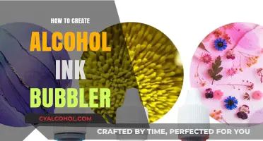 Mastering Alcohol Ink Art: Crafting Your Own Bubbler Step-by-Step