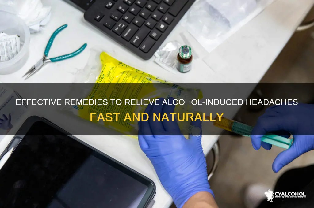 how to cure alcohol induced headache