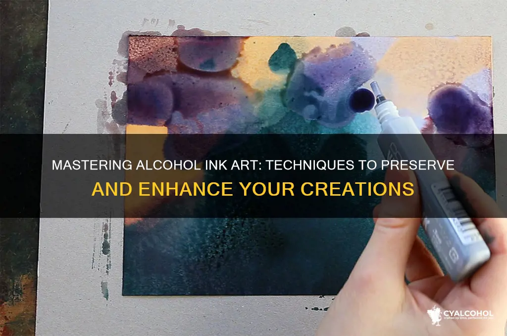 Mastering Alcohol Ink Art: Techniques To Preserve And Enhance Your ...