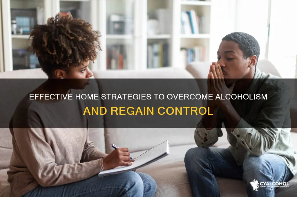 how to cure alcoholism at home