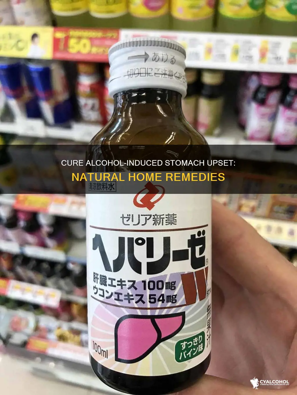how to cure an upset stomach due to alcohol
