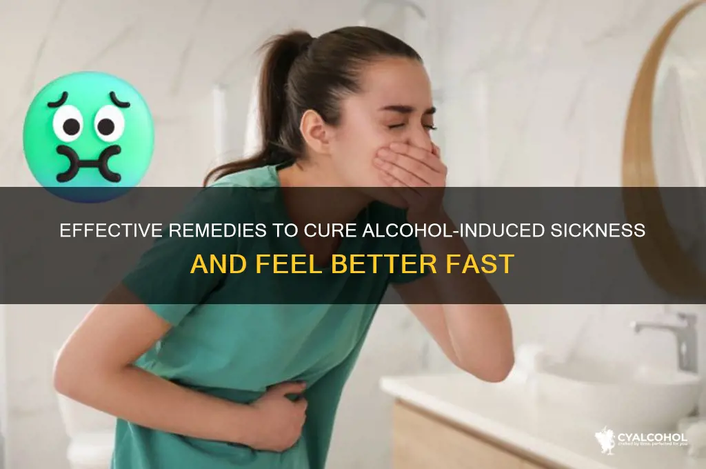 how to cure sickness after alcohol
