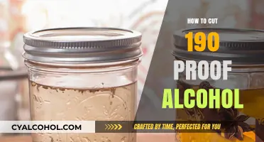 Safely Diluting High-Proof Alcohol: A Step-by-Step Guide to Cutting 190 Proof Spirits
